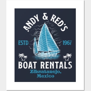 Andy & Red's Boat Rentals Shawshank Posters and Art